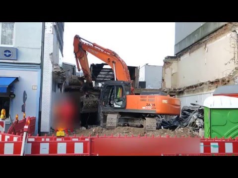 Bagger Hydraulik Verschluss geplatzt