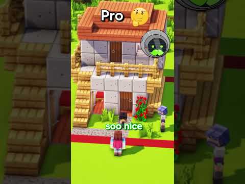 Noob VS Pro VS Hacker House Builds in Minecraft!