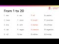 How to count to 20 in Dutch