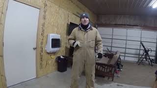 Dad in coveralls