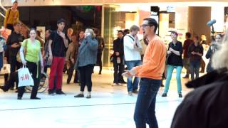Amateur video of the Classical:NEXT Festival flashmob kick-off