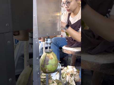Amazing Coconut Cutting Skill Coconut Water - Fruits Cutting Skill