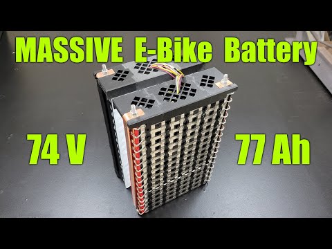 Homemade Electric Motorcycle Build - E-Bike - Gen II, Ep 3: 77 Ah Battery