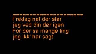Burhan G - Ikke i nat, Ikke endnu - Karaoke