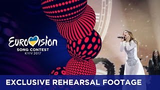 Lindita - World (Albania) EXCLUSIVE Rehearsal footage