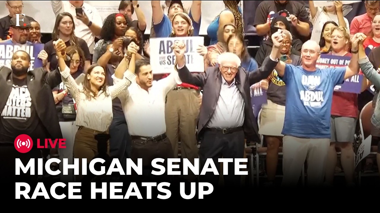 Michigan Showdown LIVE: AOC and Bernie Sanders Unite to Boost Abdul El-Sayed's Senate Bid
