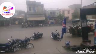 preview picture of video 'Heavy rain in madina (Rohtak)'
