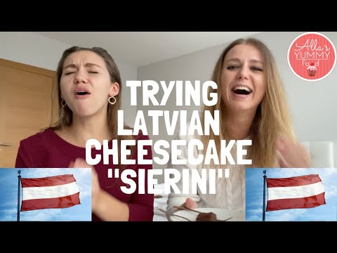 Trying Latvian Cheesecake (Sierini) 13 types | Latvian Food