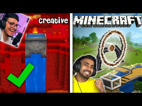 CREATIVE INDIAN GAMERS in Minecraft 🔴 techno gamerz, bbs, mythpat, live Insaan, fleet, yessmartypie