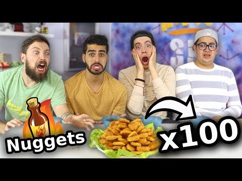 RETO 100 NUGGETS DE POLLO EN 3 MINUTOS | BROMA FALLIDA A EDDY - WEREVERWERO - KEVIN ROGERS