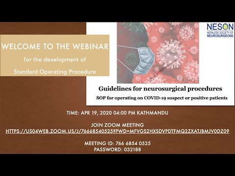 SOP for operating on COVID-19 suspect or positive patients