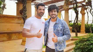 HANGING OUT WITH JOHN ABRAHAM video