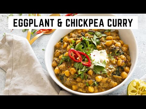Eggplant and Chickpea Curry | Well and Tasty