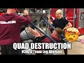 #TeamRollins QUAD DESTRUCTION Leg Workout