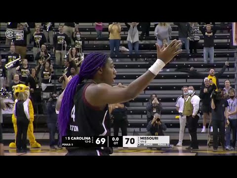 Aliyah Boston Thinks She Won The Game, But It Doesn't Count! Unranked Mizzou Beats #1 South Carolina