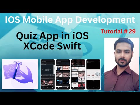 Tutorial 29: Quiz App in iOS XCode Swift | Multiple Choice quiz app in iOS
