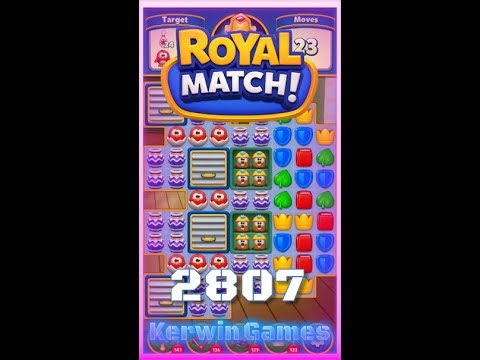 Royal Match Level 2807 - No Boosters Gameplay