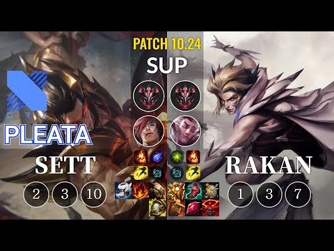 DRX Pleata Sett vs Rakan Sup - KR Patch 10.24