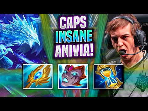CAPS IS INSANE WITH ANIVIA! - G2 Caps Plays Anivia Mid vs Vladimir! | Season 2022