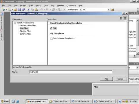 Biztalk Custom Xslt Mapping