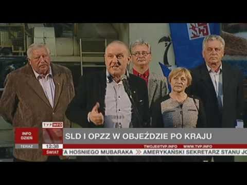 SLD i OPZZ szukają recepty na bezrobocie (TVP Info, 11.05.2013)