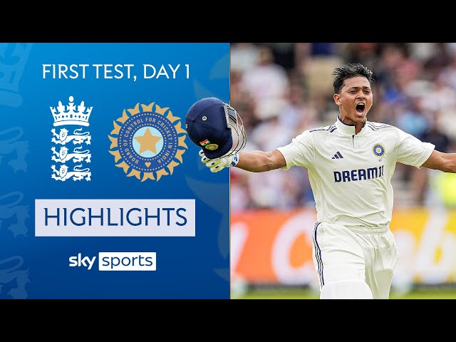 Gill and Jaiswal make England toil as India dominate Day One 🚨 | England vs India Highlights