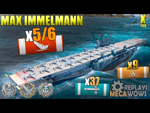 Max Immelmann 5/6 Kills & 249k Damage | World of Warships Gameplay 4k