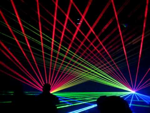 Haswell & Hecker laser show in Sonic Acts