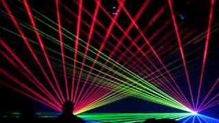Haswell & Hecker laser show in Sonic Acts