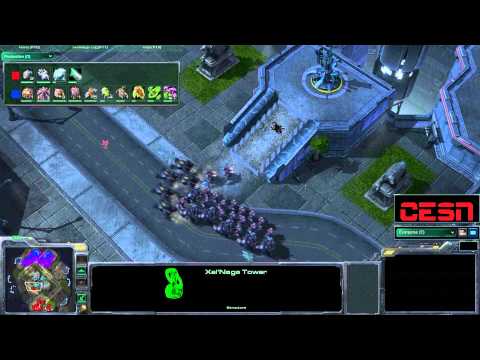 Starcraft 2 - Rosowy [T] vs. EGIdra [Z] Part 1 - Metalopolis