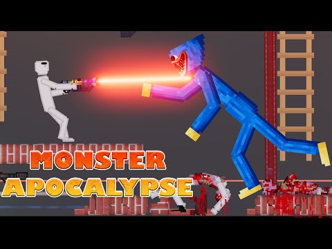 MONSTER APOCALYPSE IN PEOPLE PLAYGROUND - People Playground 1.22.3