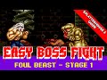 How To Defeat Foul Beast Sega Genesis Splatterhouse 3 Boss Stage 1 Mansion 1st Floor