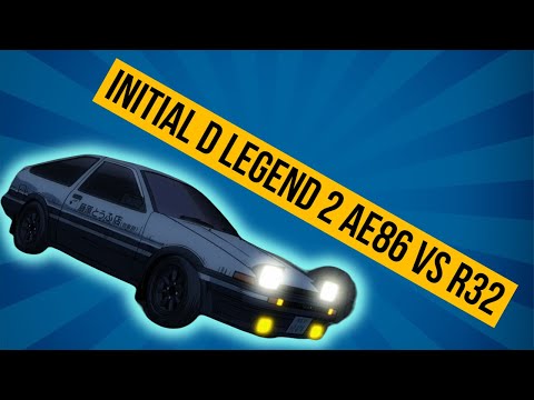 Initial D Legend 2 AE86 VS R32