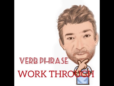 English Tutor Nick P Verb Phrase (279) Work Through = Four Meanings