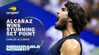 Alcaraz Battles to Win Opening Set! | 2026 US Open
