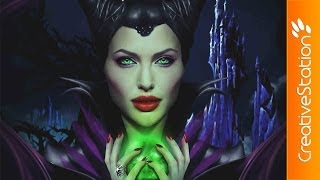 Maleficent / Angelina Jolie - Speed art (#Photoshop) | CreativeStation