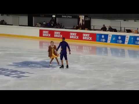 WWMG Innsbruck, adults pairs artistic: Hans Peter Holler & Heidi Ziege laufen zu "Crack of doom"