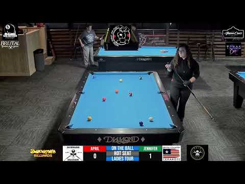 HotSeat Match:  April Larson vs Jennifer Kraber | On The Ball Ladies Tour Stop #7