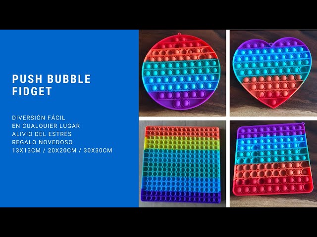 Vídeo relacionado con Cuackamily 4 piezas Pop Fidget It Toys Set, Juguetes Antiestres Niños, Bubble Fidget, Sensorial Herramientas para Adultos y Niños, Dinosaurio Alpaca Oso Helado, Regalos Cumpleaños Regalos para Fiestas