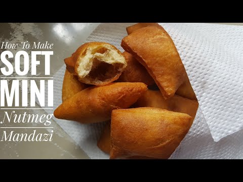 How to cook SOFT MINI NUTMEG MANDAZI Recipe