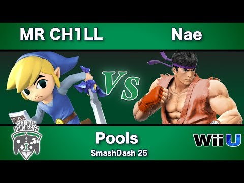 SmashDash 25 - MR CH1LL (Toon Link) Vs. Nae (Ryu) - Pools