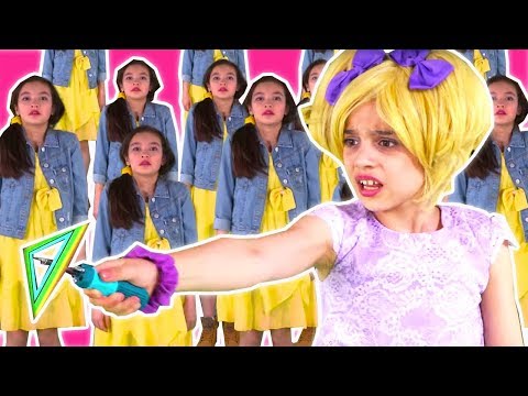PRINCESS CLONES GO WRONG! 🤖 Esme Rescues Lilliana With Magic - Princesses In Real Life | Kiddyzuzaa