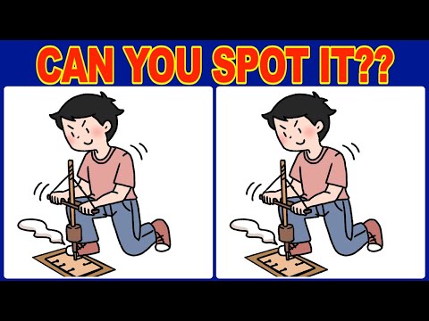 【Spot the Difference】🔥 Extremely Hard Brain Teasers! Only 1% Can Solve Them All!
