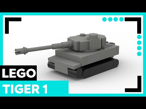 Лего мини танки Tiger 1 /// Lego mini tank Tiger 1
