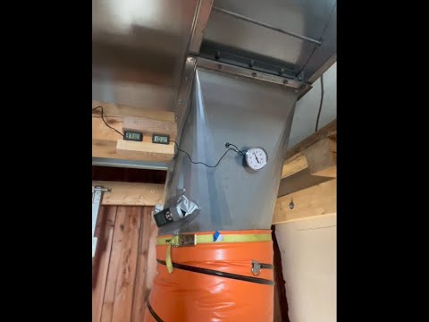 Trocknung an einer Hackschnitzelheizung - Hackschnitzel Brennholz Körnermais Getreide - Messungen