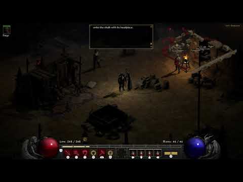 Diablo ll Resurrected - Act 2 The Horadric Staff: Talk To Deckard Cain About "The Staff of Kings!"