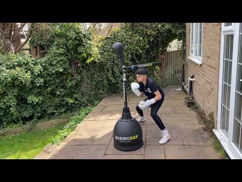 Boxing Bar - 12 years old boy is using the boxing bar like a pro !!!