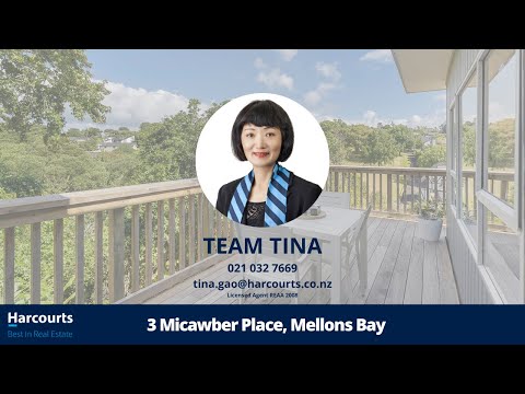 3 Micawber Place, Mellons Bay, Auckland, 4 Bedrooms, 3 Bathrooms, House
