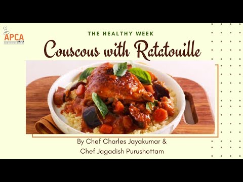 How to make Couscous with Ratatouille by Chef Charles Jayakumar & Chef Jagadish Purushottam!