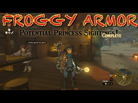 How to get the Froggy Armor Set | Zelda TotK | Potential Princess Sightings 